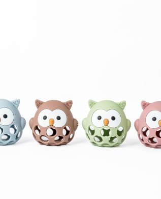 Baby's Way Silicone Owl Teether - 1