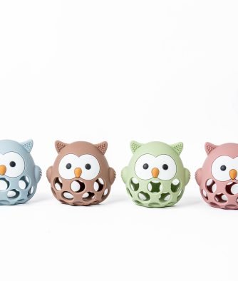 Baby's Way Silicone Owl Teether - 1